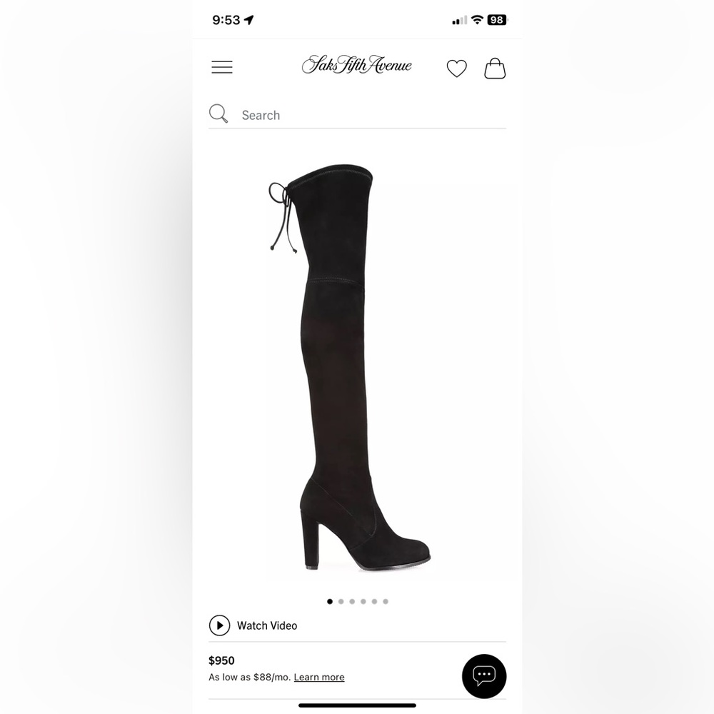 Never worn Stuart Weitzman OTK boots!